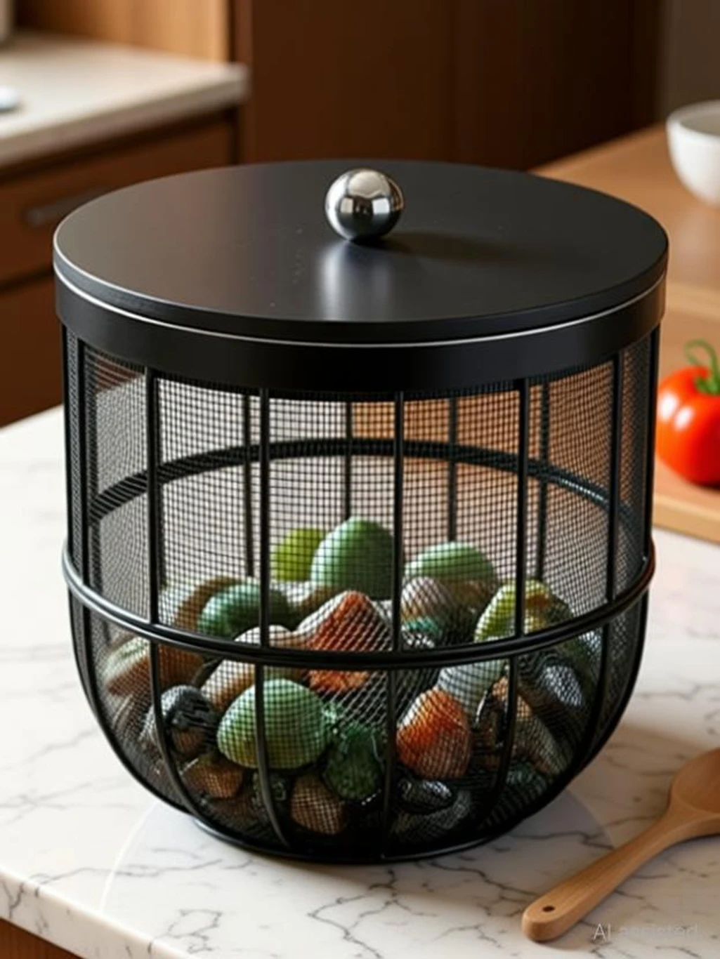 Wire Mesh Basket alternate view